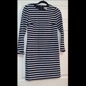Navy Blue and White Stripped Michael Kors dress